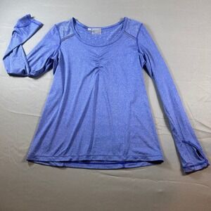 Athleta Purple Long Sleeve Activewear Top Thumbholes Athletic Shirt‎
